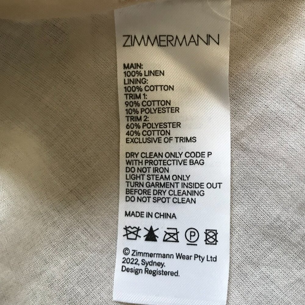 Zimmermann Pink and Blue Patterned Mini Dress - Picture 9 of 15